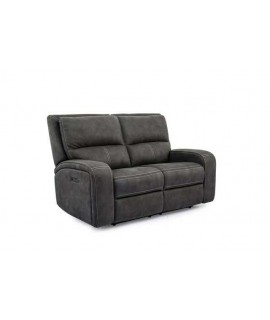 Osmund Charcoal Power Reclining Loveseat